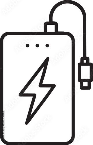 Portable power bank charger for mobile devices