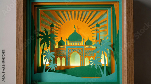 Ornate Arabic Archway Overl...
