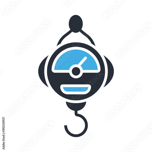 kilogram  weight scale icons minimalist flat style design, kilogram  weight scale Vector illustration on white background