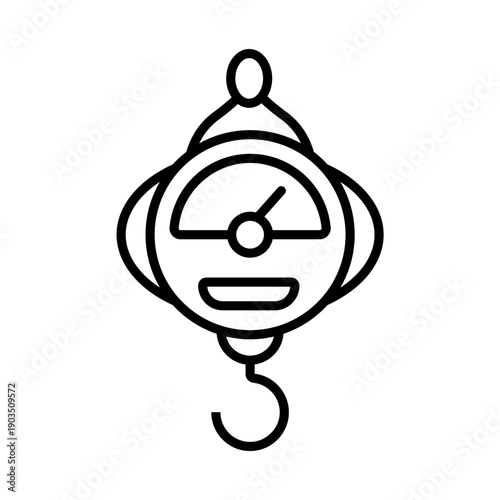 kilogram  weight scale icons minimalist flat style design, kilogram  weight scale Vector illustration on white background