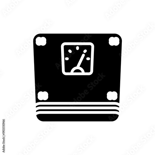 heavy weight scale icons minimalist flat style design, weight scale Vector illustration on white background