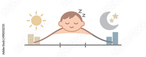 minimal stock vector icon flat clipart muted pastel colors low saturation low contrast simple geometric shapes clean edges consistent proportions minimal facial features simple chart with