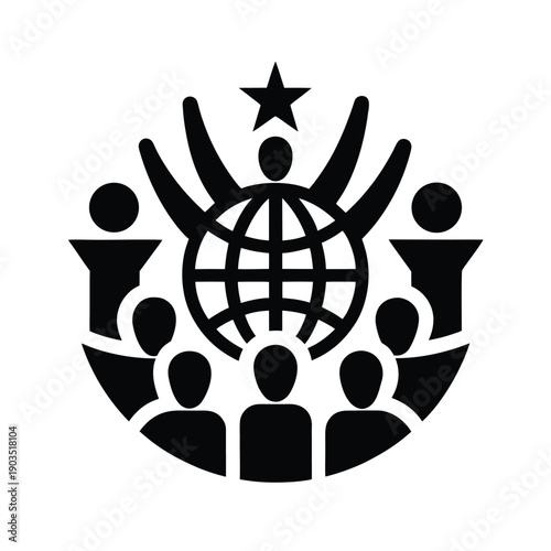 Unity Among Cultures Symbol Icon