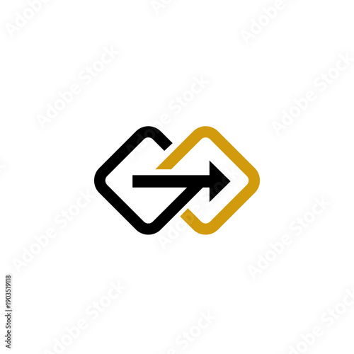 Go letter text vector logo design