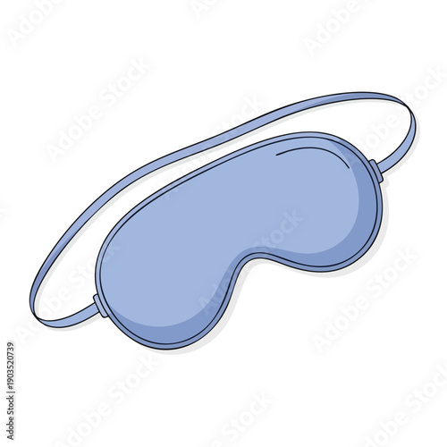 Blue Sleeping Mask for Relaxation and Sleep Aid