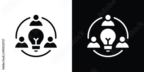 Team Icon Sheet Black And White