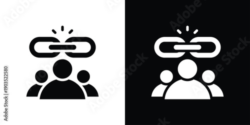 Bonding Icon Sheet Black And White