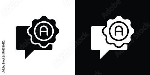 Grade Icon Sheet Black And White