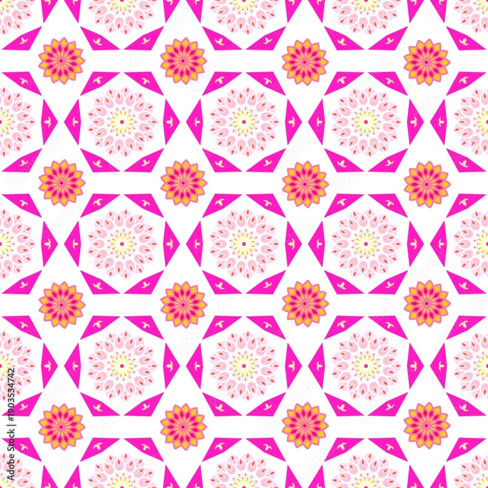 Fototapeta premium seamless pattern with hearts