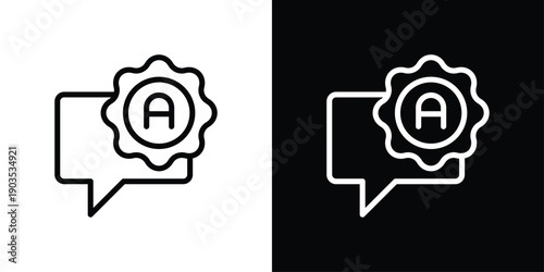 Grade Icon Sheet Black And White