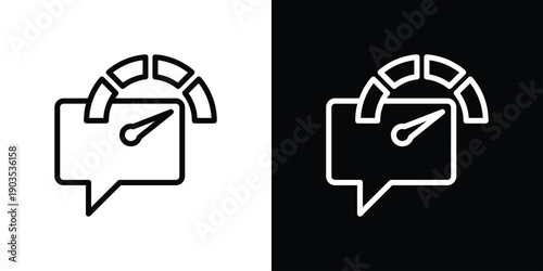 Gauge Icon Sheet Black And White