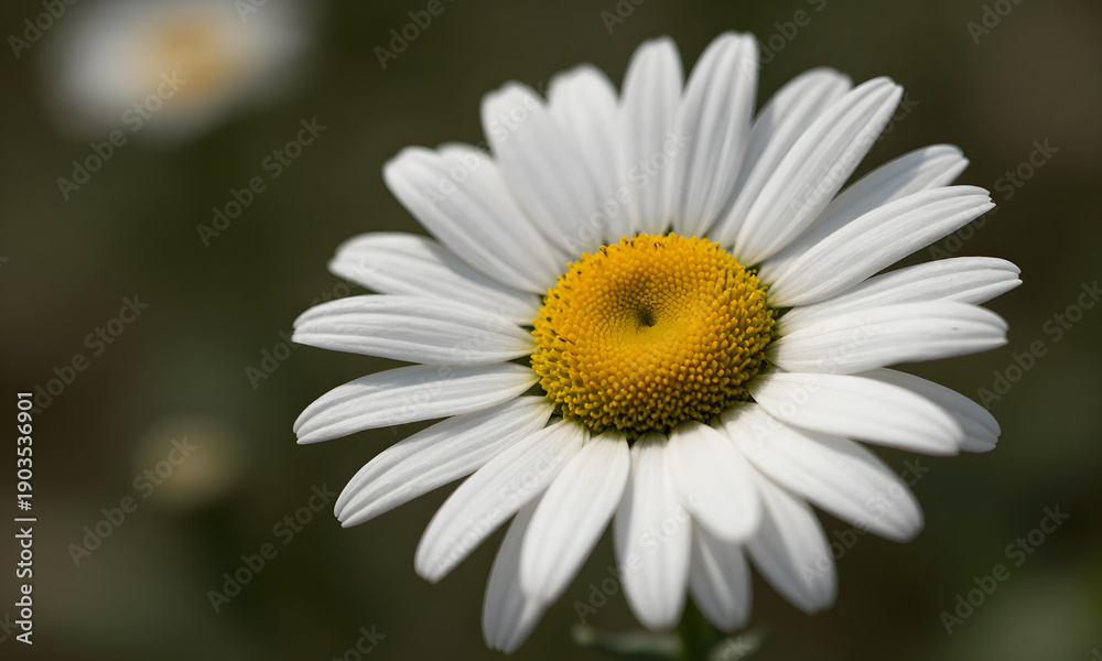 Fototapeta premium A Simple Daisys Solitude