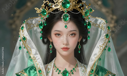 Courtesans Majestic Green Jewelry