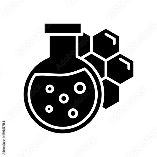 Bilde på lerret Formulation glyph icon  Vector Illustration