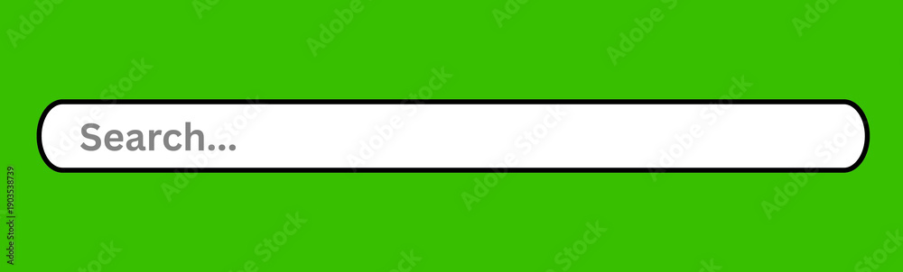 Obraz premium Search Bar User Interface Illustration