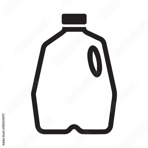 Measuring Galloon outline icon. Clipart image isolated on white background
