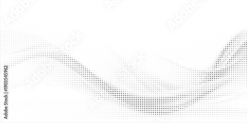 Wavy halftone dots texture, abstract halftone background