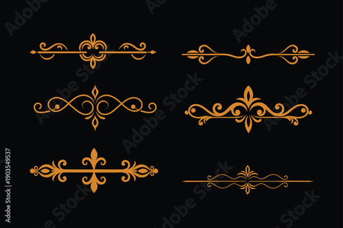 Luxury Ornamental Dividers Vector Set