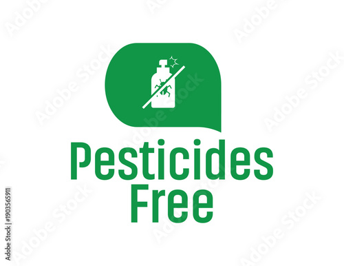 no pesticides sign
