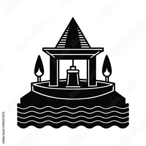 Yemanja Ocean Altar Spiritual Vector