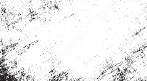 Abstract grunge black and white distressed texture background. Dirty or dust film grain speck grit grunge overlay Vector texture dust overlay creat grunge effect