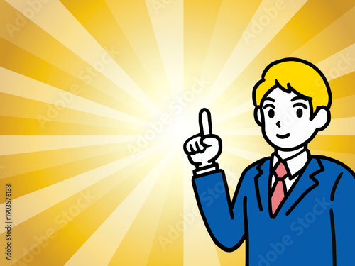 背景, カラフル, 男性, 男, スーツ, 会社, 仕事, 電球, 概念の, 光, ビジネス, 