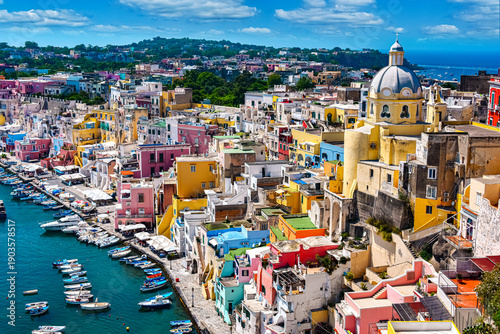 Wallpaper Mural Panoramic view of Procida Island, Campania, Italy Torontodigital.ca