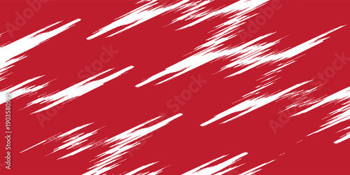 Straight red ink vector lines pack. Bloody color long and round hand-drawn brushstroke text highlights, frames, circles. Asian calligraphy brushstroke set. Eps10