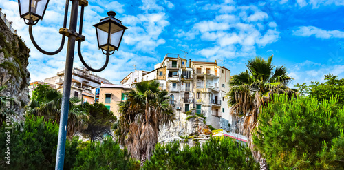 Canvas Print The city of Tropea, Calabria, Italy