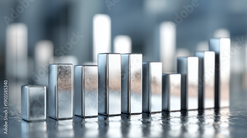 Data visualization trends business analytics graph representation modern office close-up statistical insights