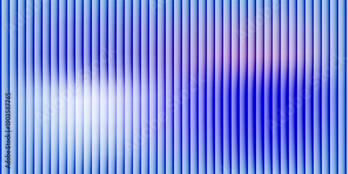 Vertical ribbed glass surface, cool cyan purple spectrum with diffuse white glow and gentle distortion, dreamy abstract wallpaper, vector illustration