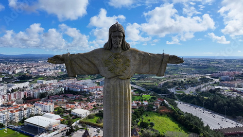 Slika na platnu Christ The King In Lisbon Portugal