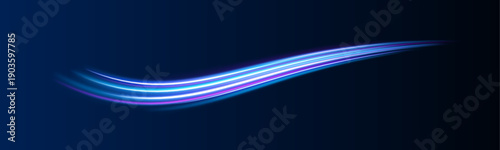 Cyan and turquoise light trails curve along digital highways. Glowing motion streaks emphasize speed and futuristic energy flow. Perfect for sci-fi artwork.