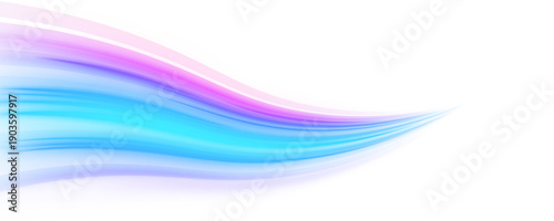 Cyan and pink neon lines curve dynamically across a dark digital highway. Motion blur and glowing highlights convey speed and futuristic energy. Perfect PNG for sci-fi banners.