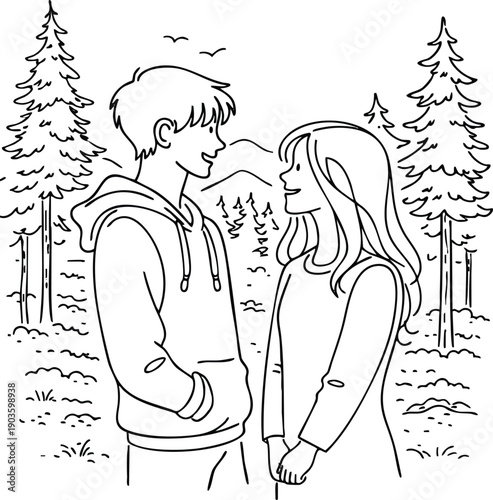 boy, girl, love, feelings, family, relatives, happiness, life, everyday life