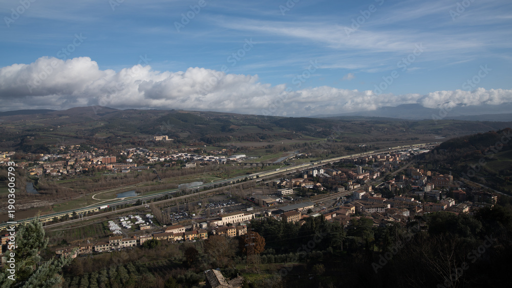 Fototapeta premium Views from the city of Orvieto, Italy