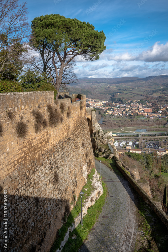 Fototapeta premium Views from the city of Orvieto, Italy