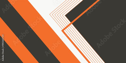 Modern vector abstract background for wallpaper, Orange and light White colors black combination. business brochure cover, list, page, book, card, banner, sheet, album, art template design. Vector