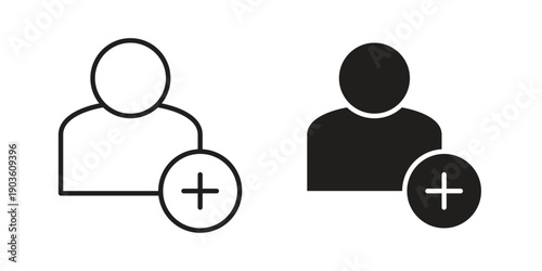 Follow icon and symbol. Vector illustration.eps