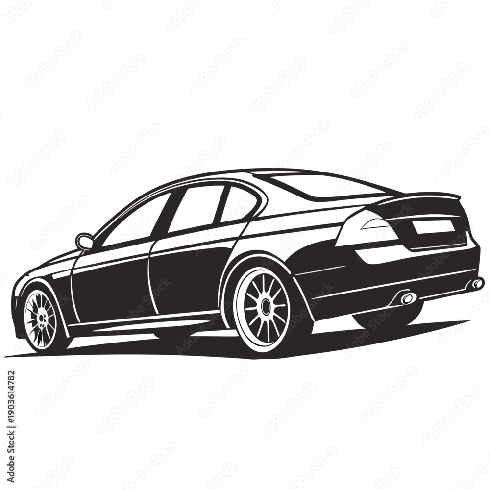 Naklejka premium Silhouette icons of diverse transportation vehicles: cars, bikes, and more