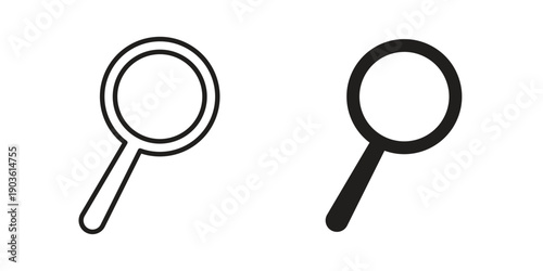 Loupe icon and symbol. Vector illustration.eps