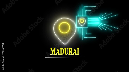 Hindu temple, Meenakshi, Madurai, Tamil Nadu, India,madurai kallalagar temple Lord vishnu vector illustration