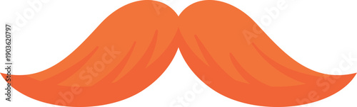 Funny moustaches in retro style. Party photo booth accessory