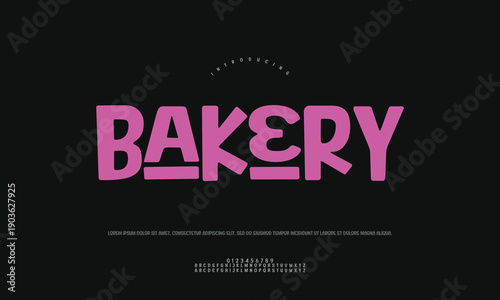 Classic Bakery Shop Emblem with Rolling Pin Wheat and Fresh Bread Vector Logo Design