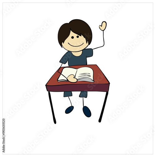 little girl reading a book