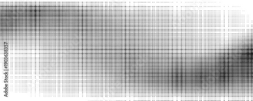 Hexagon Shapes Vector Abstract Geometric Technology Oscillation Wave Isolated on Light Background. Halftone Hex Retro Simple Pattern. Minimal 80s Style Dynamic Tech Wallpaper