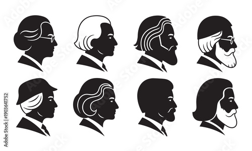 Baking and Pastry Icon Collection, Homemade Apple Pie Vector Elements, Kitchen Utensils and Food Preparation Symbols for Bakery Menu and Cookbook Design