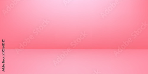 3d rendering of empty pink abstract minimal concept background. Scene for advertising, cosmetic ads, showcase, presentation, website, banner, cream, fashion. Illustration. Product display