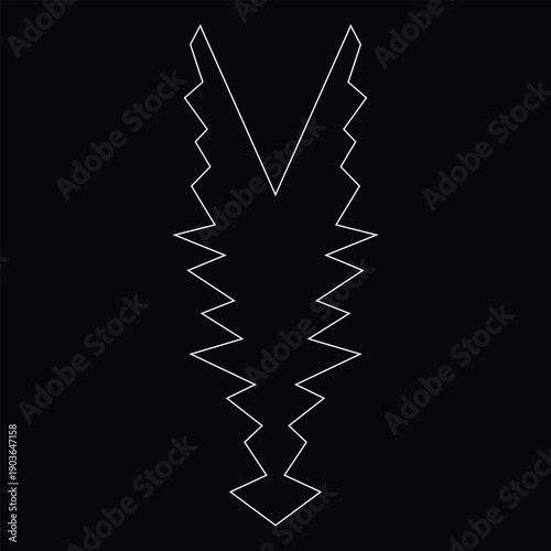 Tribal Y2K Cyber Sigil with Acid Geometric Patterns, Suggesting Futuristic Mysticism and Digital Rebellion