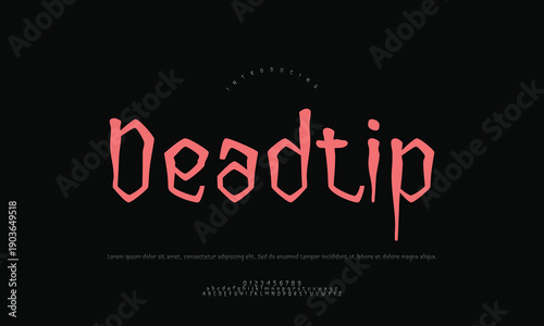 Grungy gothic skull illustration with dark floral elements and vintage mystical vibes